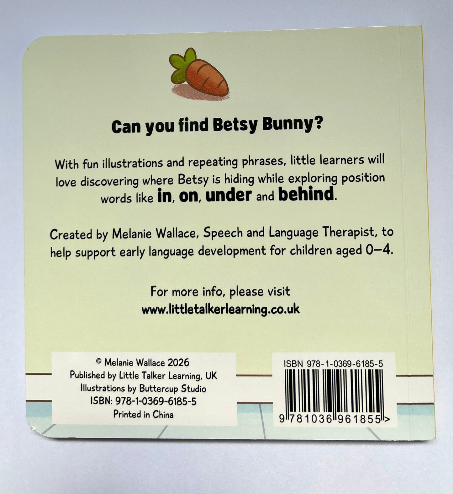 Let's find Betsy Bunny